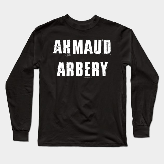 Justice For Ahmaud Arbery Long Sleeve T-Shirt by jverdi28